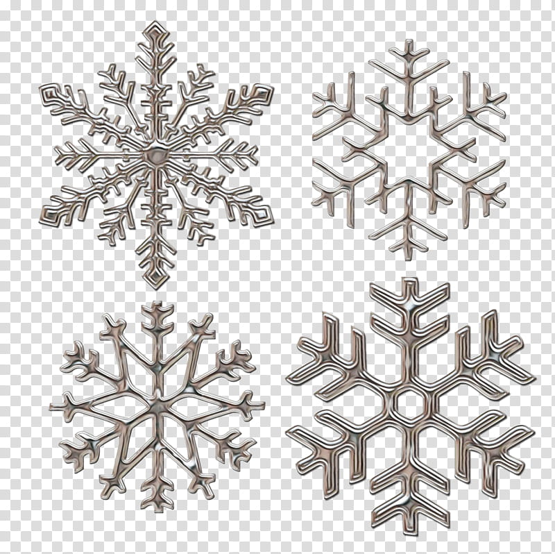 Snowflake, Watercolor, Paint, Wet Ink, Holiday Ornament transparent background PNG clipart