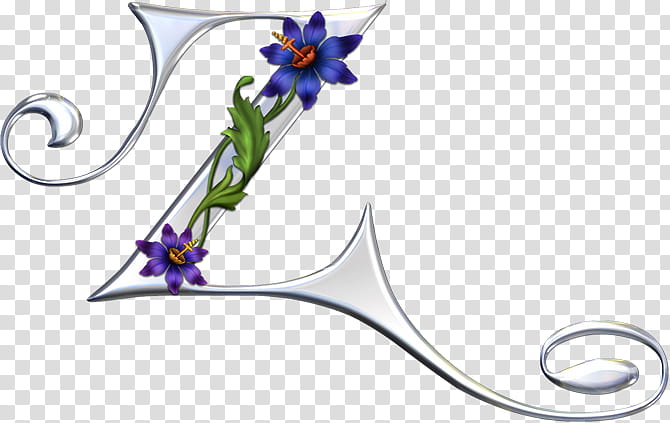 Flower Alphabet, Letter, English Alphabet, Z, Lettering, Plant, Morning Glory, Bellflower transparent background PNG clipart