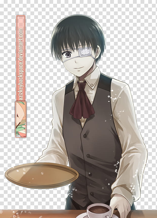 kaneki ken tokyo ghoul render boy wearing eye patch anime character transparent background png clipart hiclipart kaneki ken tokyo ghoul render boy