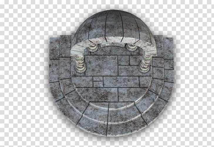 RPG Map Elements , gray concrete gate transparent background PNG clipart