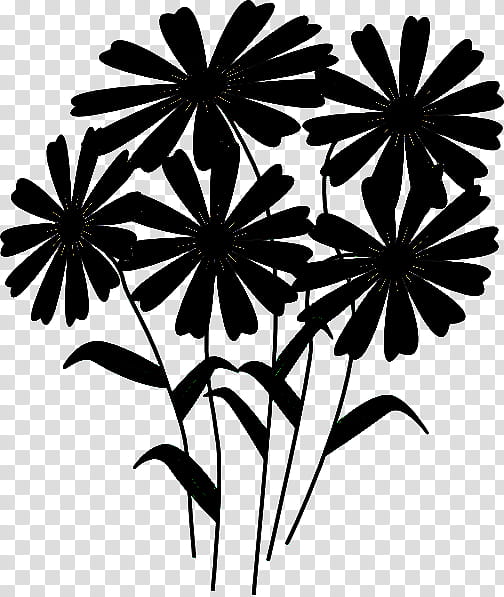 black-and-white flower plant monochrome graphy, Blackandwhite, Monochrome , Leaf, Wildflower, Pedicel transparent background PNG clipart