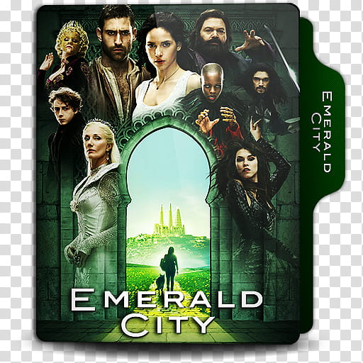 Emerald City folder icon, Emerald City () transparent background PNG clipart