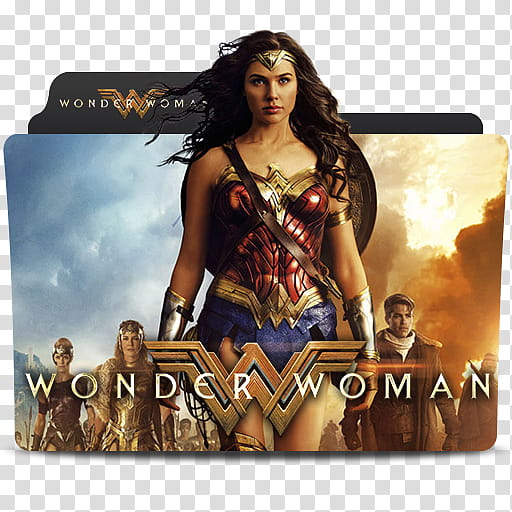 DC Extended Universe Folder Icon MoS JL , wonderwoman-a transparent background PNG clipart