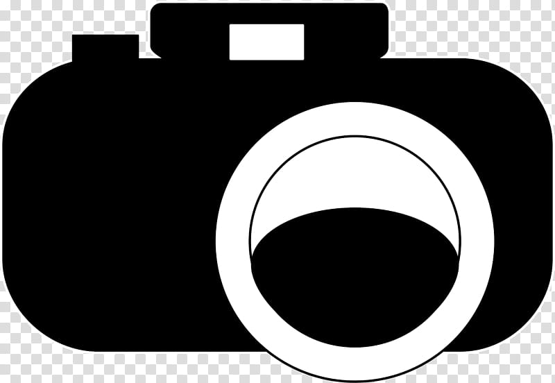 Camera Lens Logo, Digital Cameras, Cameras Optics, White, Black, Circle, Camera Accessory, Line transparent background PNG clipart