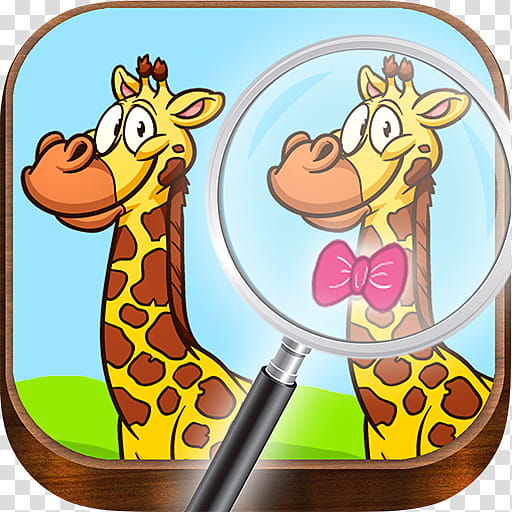 Educational, Spot The Difference, Find The Difference, Giraffe, Game, Puzzle, Video Games, Word Search transparent background PNG clipart