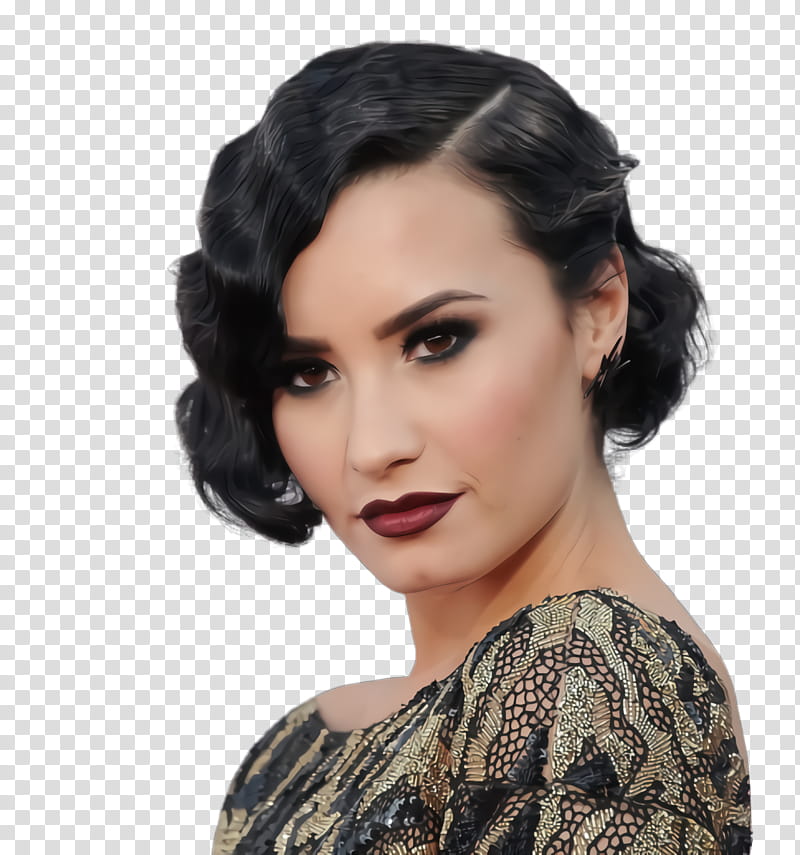 Face, Demi Lovato, Singer, Music, Fashion, Song, Billboard, Sober transparent background PNG clipart