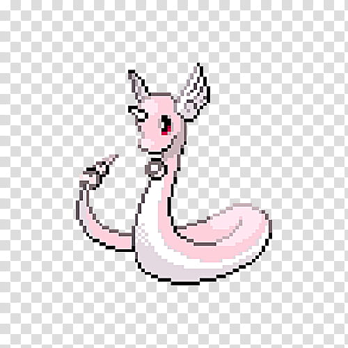 Pixel pink, pink and white Pokemon transparent background PNG clipart