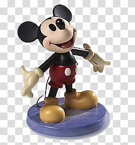 Disney s, Mickey Mouse model figure transparent background PNG clipart