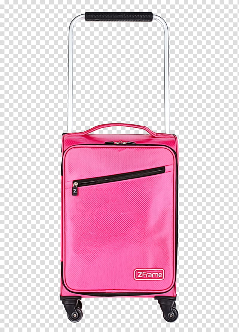 Suitcase, Hand Luggage, Baggage, Pink M, Magenta, Luggage And Bags, Wheel, Material Property transparent background PNG clipart