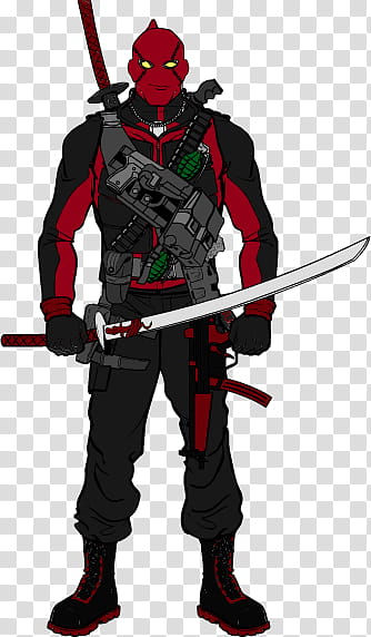 Deadpool Redesign transparent background PNG clipart