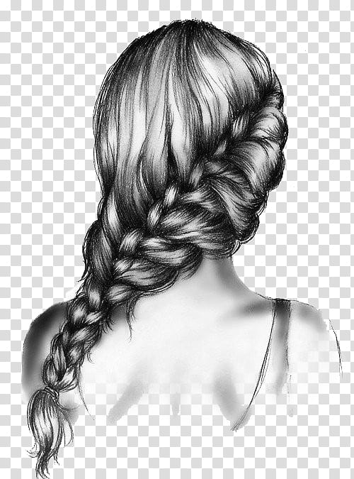 s, braided woman illustration transparent background PNG clipart