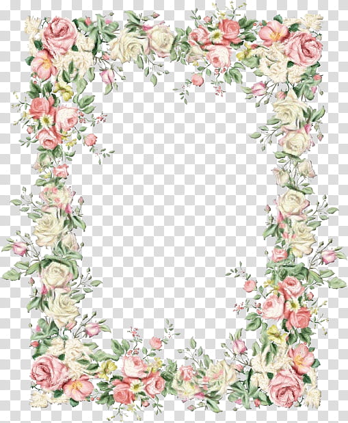 Vintage Floral Frame, Floral Design, Rose, Flower, Frames, Flower Frame, BORDERS AND FRAMES, Lily transparent background PNG clipart