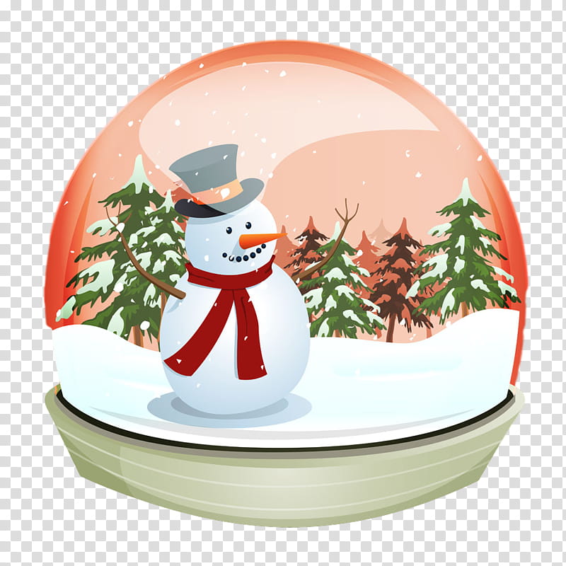 Snowman, Plate, Dishware, Winter
, Fir, Tableware, Pine transparent background PNG clipart