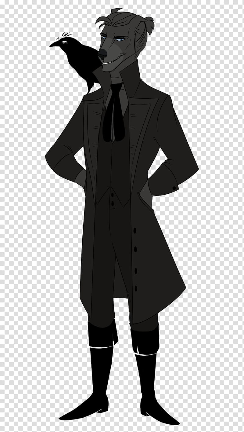 Coat, Black White M, Formal Wear, Character, Clothing, Trench Coat, Standing, Rorschach transparent background PNG clipart