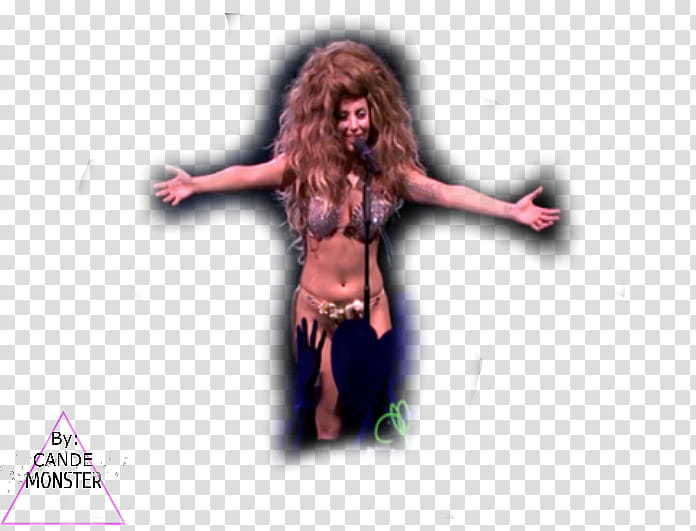 lady gaga I tunes festival, byCande Monster () transparent background PNG clipart