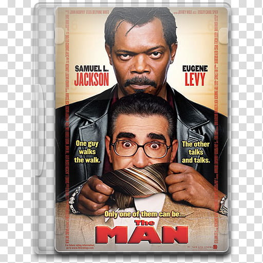 Movie Icon , The Man, The Man DVD case cover transparent background PNG clipart