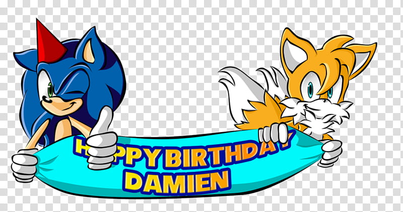 happy birthday damien transparent background PNG clipart