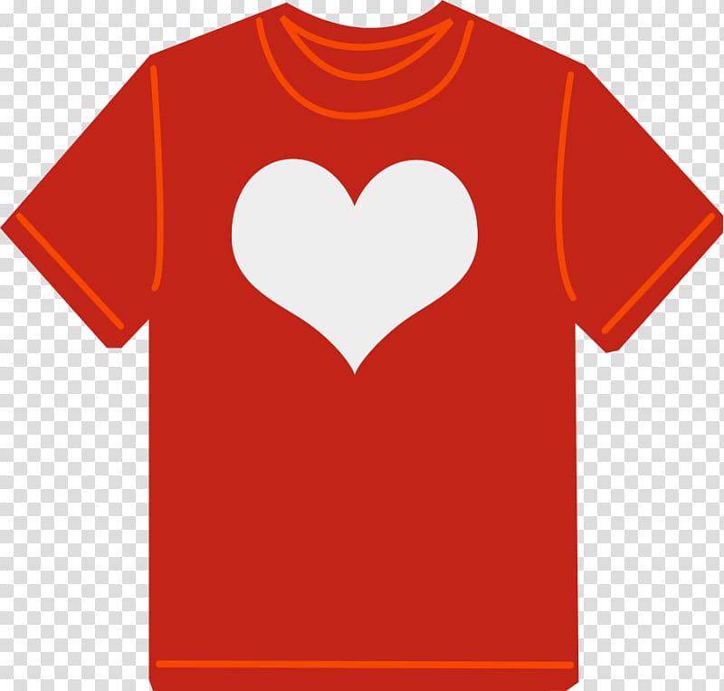Love Background Heart, Tshirt, SweatShirt, Clothing, Blouse, Free Tshirt, Orange, White transparent background PNG clipart