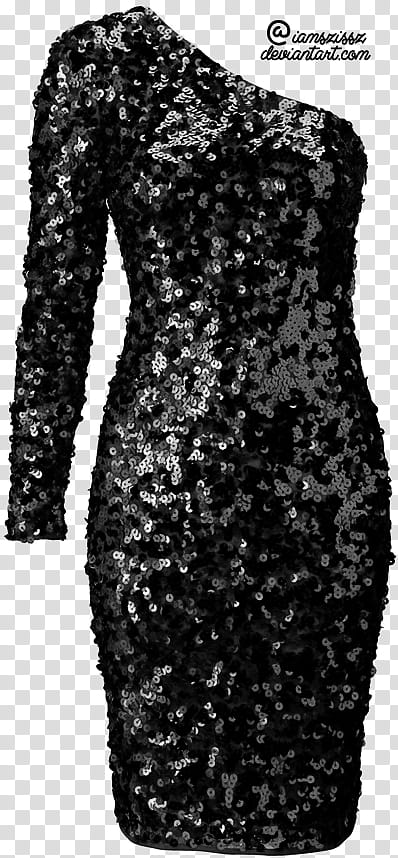 Glitter sequined prom dresses , women's black sequined dress transparent background PNG clipart