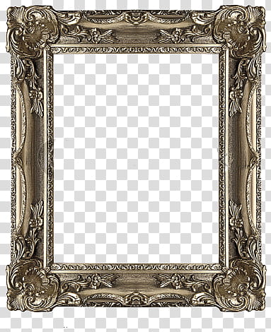 frames, silver and black wooden frame transparent background PNG clipart