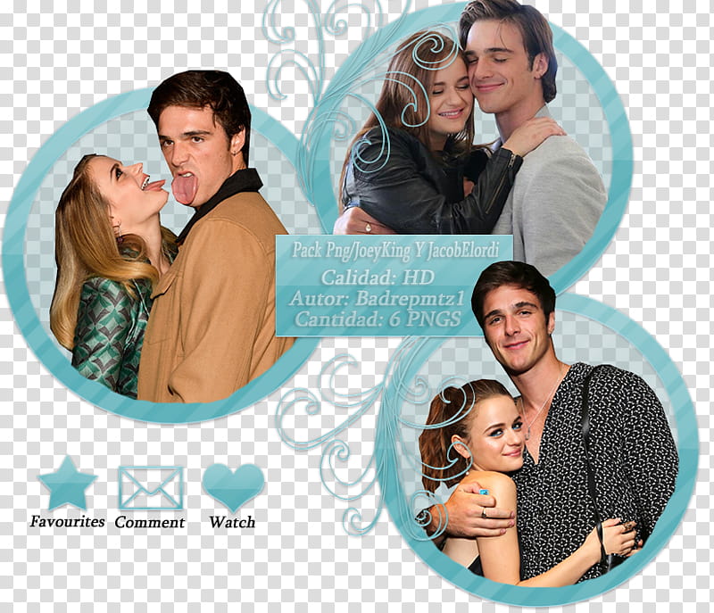 Joey King Y Jacob Elordi transparent background PNG clipart