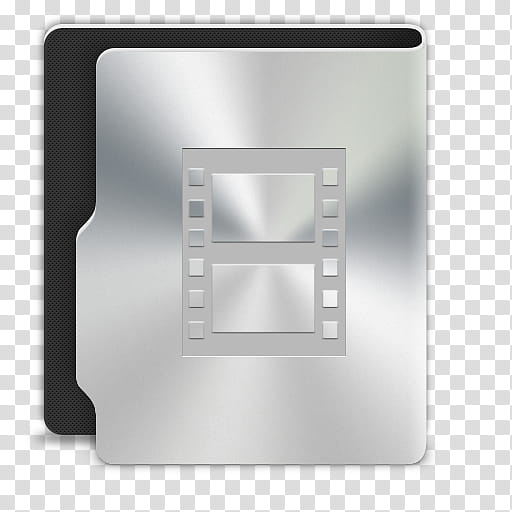 Aquave Aluminum, gray and black folder icon transparent background PNG clipart