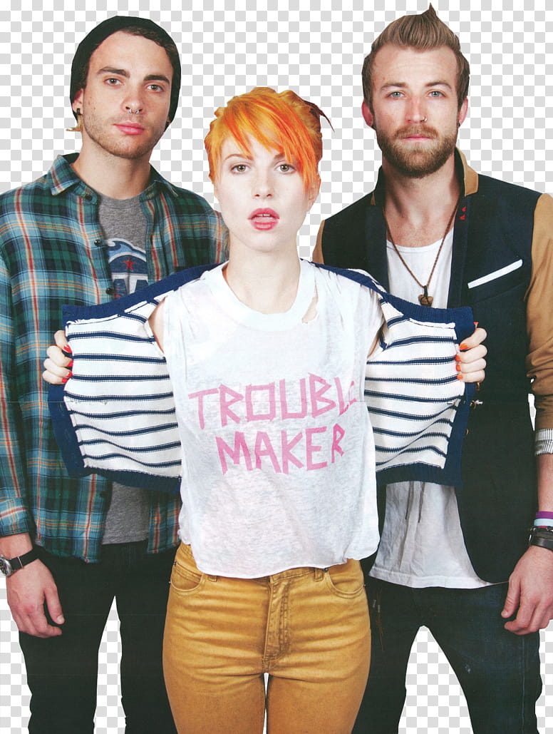 Paramore transparent background PNG clipart