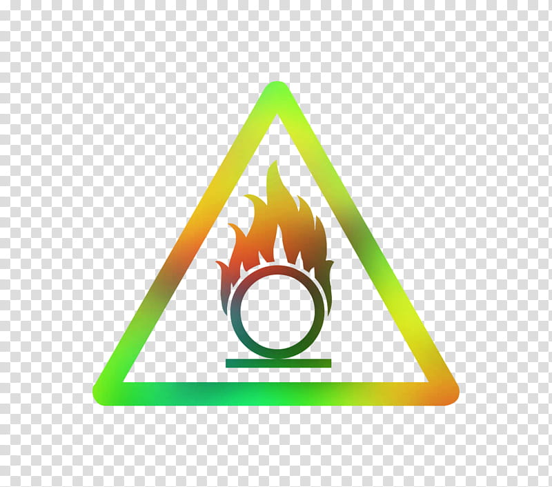 Oxidizing Agent Traffic Sign, Hazard Symbol, Redox, Label, Combustibility And Flammability, Peroxide, Corrosion, Corrosive Substance transparent background PNG clipart