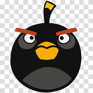 angry birds black and white clipart