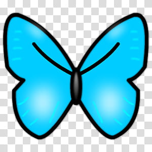 Popular Sites Sykons, blue and black butterfly transparent background PNG clipart