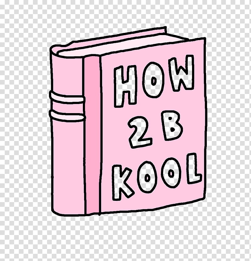 , How B Kool book illustration transparent background PNG clipart