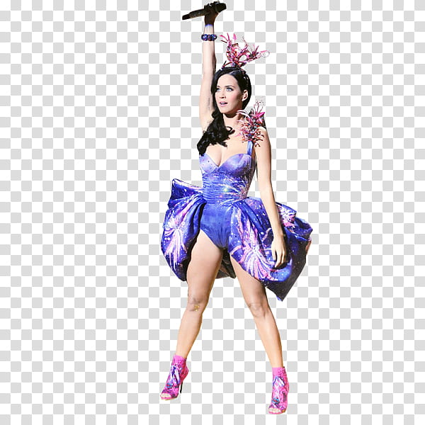 Katy Perry, standing Katy Perry holding microphone transparent background PNG clipart
