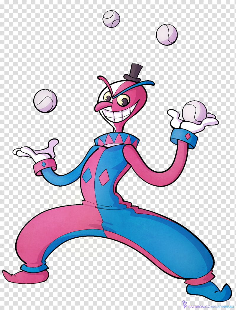 Clown, Cuphead, Character, Video Games, Fan Art, Boss, Evil Clown, Cuphead 