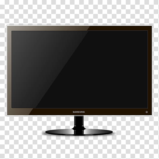Samsung Flat Screen TFT, Brown transparent background PNG clipart