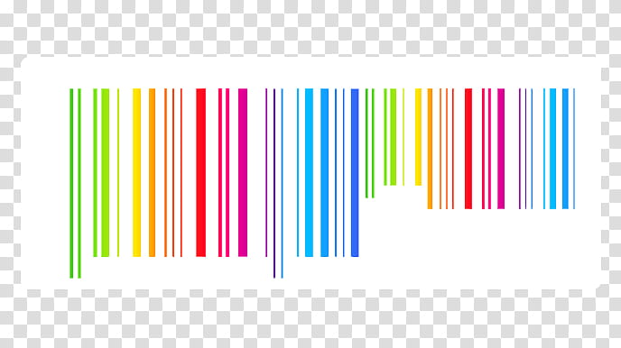 Barcode, multicolroed barcoe transparent background PNG clipart