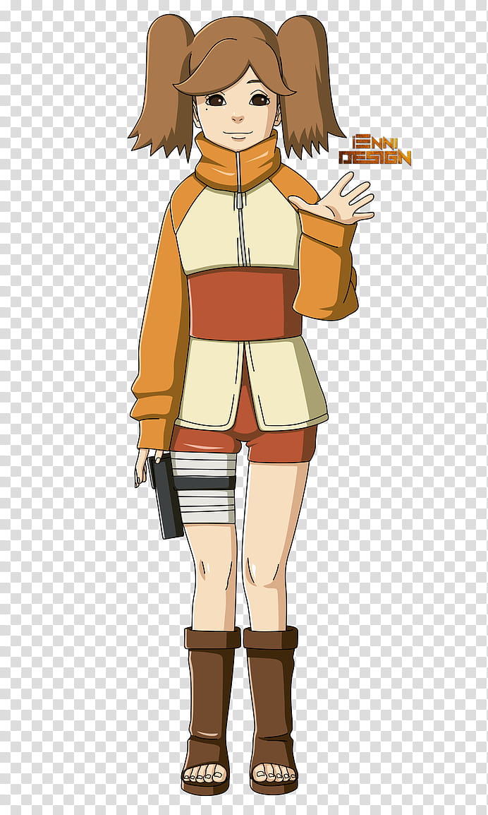 Boruto: Naruto Next Generation|Namida Suzumeno, female character waving illustration transparent background PNG clipart