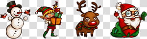 Reindeer, Sticker transparent background PNG clipart thumbnail