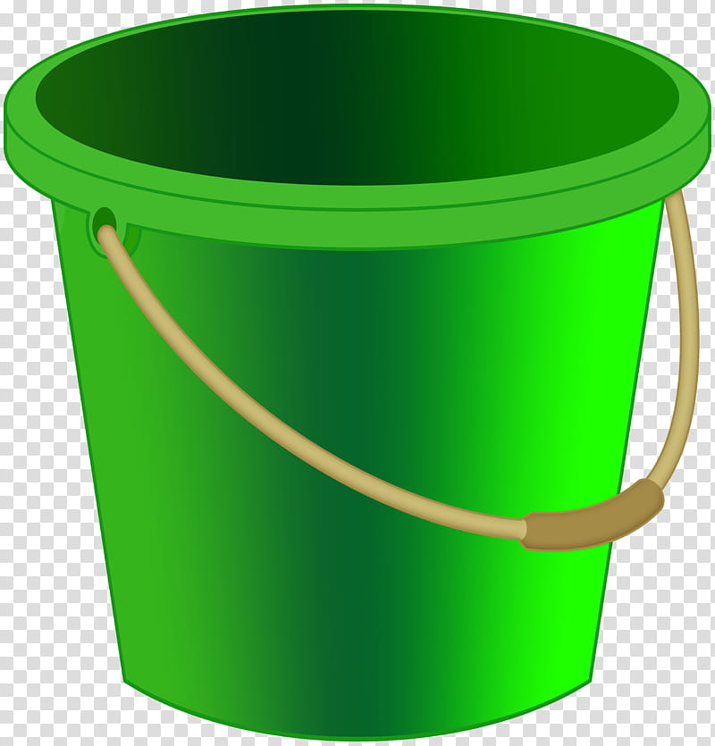 Bucket Green, Flowerpot, Plastic, Broom, Cleaning, Tool, Rasterisation transparent background PNG clipart