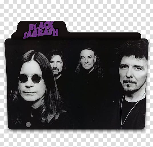 Black Sabbath Folders, Black Sabbath folding icon transparent background PNG clipart