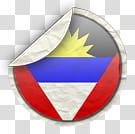 world flags, Antigua & Barbuda icon transparent background PNG clipart