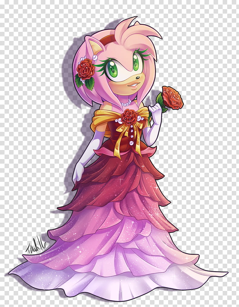 AT: Amy Rose in Bloom transparent background PNG clipart