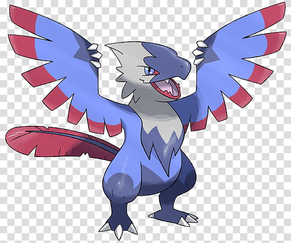 Contest Price : Wyvern Fakemon, blue bird pokemon character transparent background PNG clipart