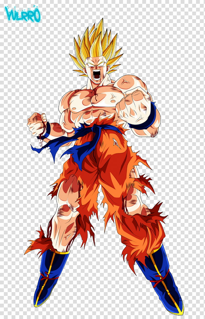 Goku Super Saiyajin V transparent background PNG clipart