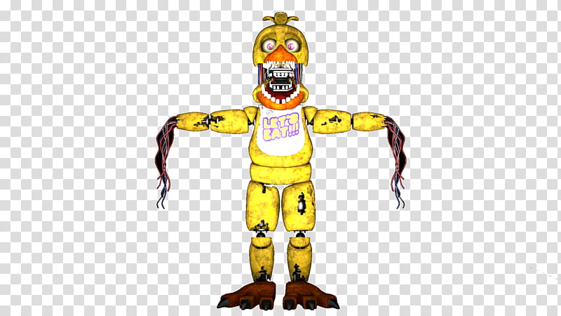 fnaf Withered Chica - Ethgoesboom Chica The Chicken, HD Png