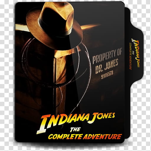 Indiana Jones Collection Folder Icon transparent background PNG clipart