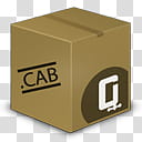 BOX Icons for Windows, CAB box transparent background PNG clipart