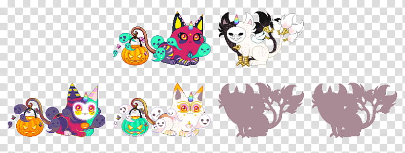 Unicat Breeding (Ghostbuster x Plague) WIP transparent background PNG clipart