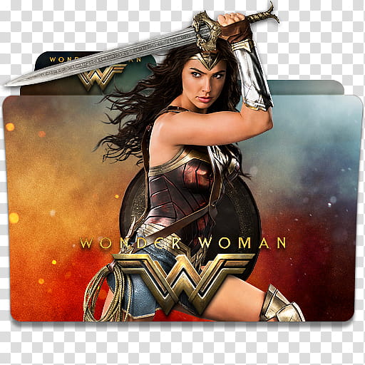 Wonder Woman  Folder Icon , Wonder Woman v transparent background PNG clipart