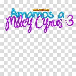 Texto De Miley Cyrus transparent background PNG clipart thumbnail