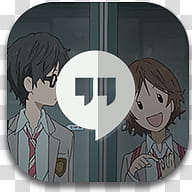 Shigatsu wa Kimi no Uso Icon for Android, hangouts transparent background PNG clipart